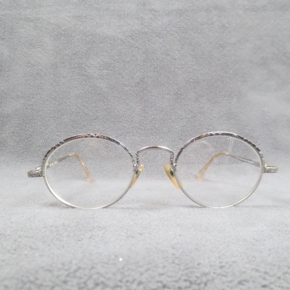 Vintage Dakota Smith 1219 Indian‎ Drums Aged Silver Round Frame 3948 50-22-140